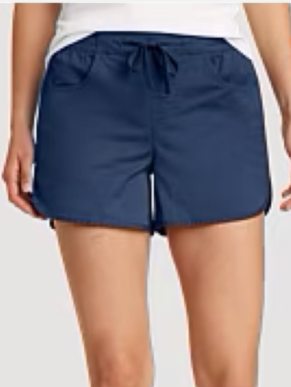 Eddie Bauer Stretchy Navy Blue Hiking Shorts NWOT